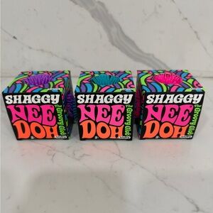 NeeDoh Shaggy Set/Bundle of 3, New in Box